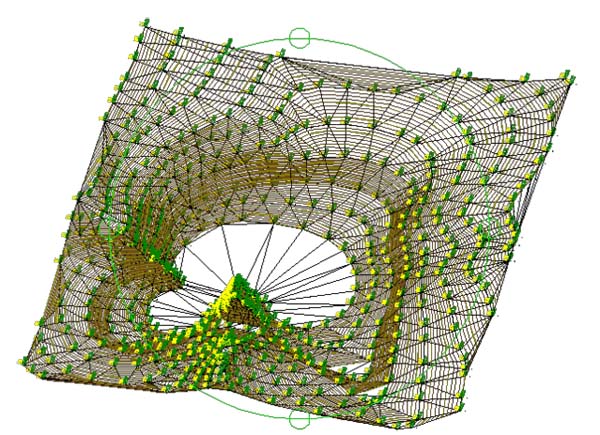 Трехмерная визуализация модели рельефа